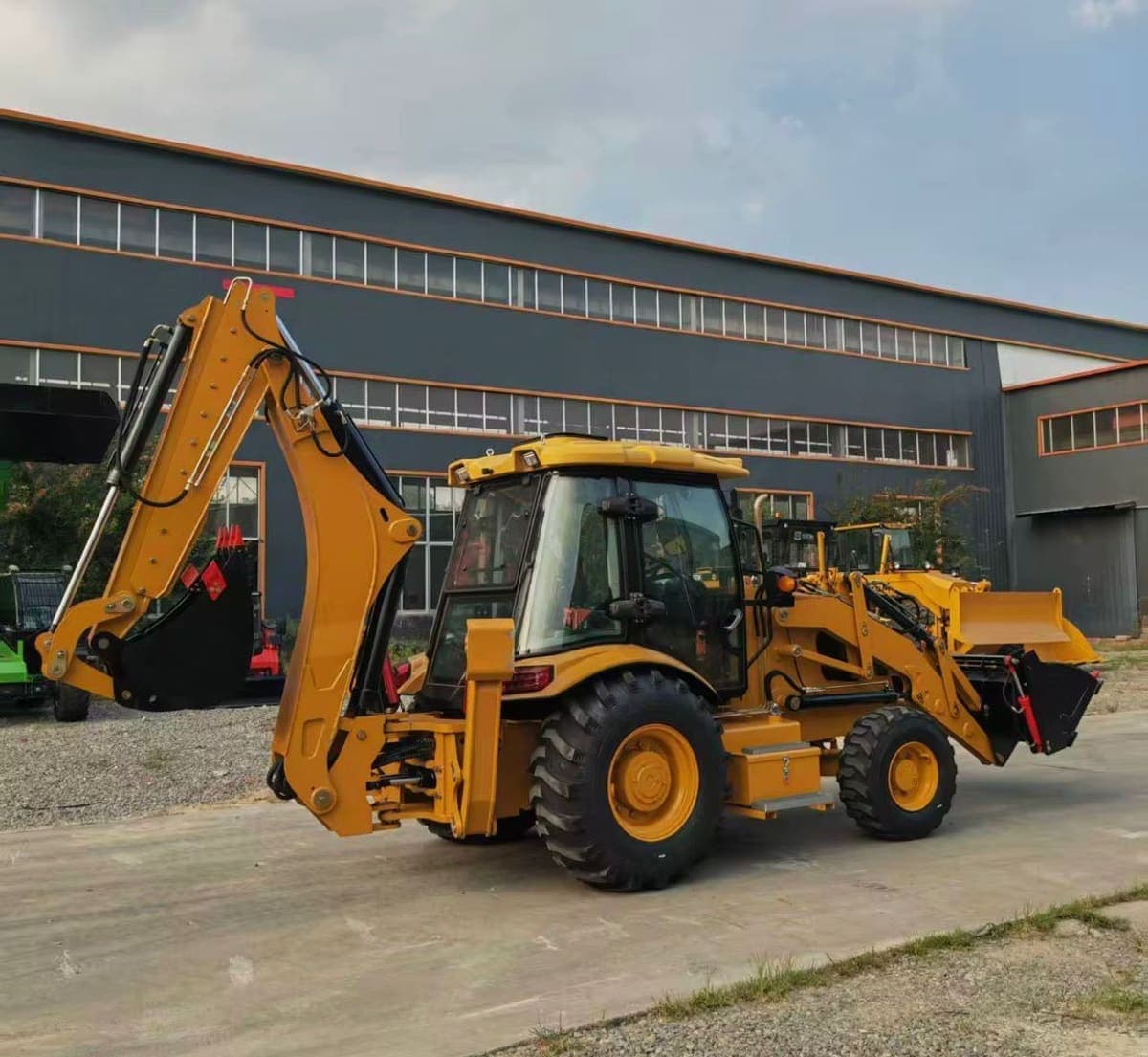 Chinese backhoe